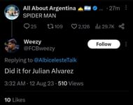 Fans react as Messi reveals new Spider-Man celebration